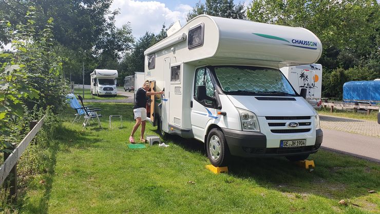 Wohnmobilstellplatz Am Vechtesee In Nordhorn Promobil