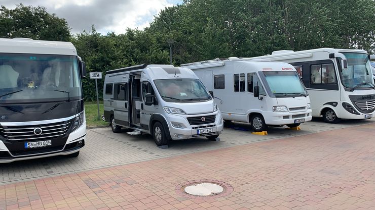 Wohnmobilstellplatz An Der Marina Glowe In Glowe Promobil