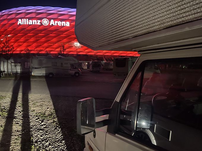 Wohnmobilstellplatz An Der Allianz Arena In M Nchen Promobil