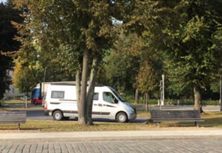 Motorhome parking Parking Kegeldamm (free) in Forst/Lausitz – promobil