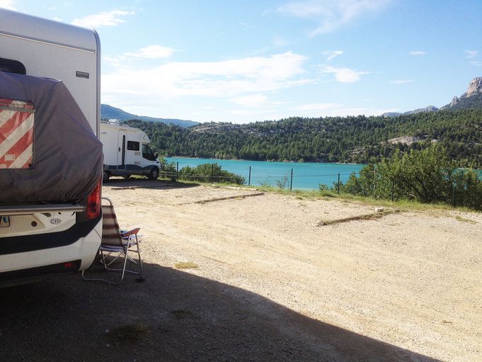 Aire de Camping-Car Le Galetas in Aiguines
