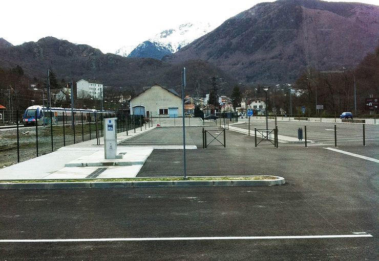 Aire de CampingCars in AxlesThermes promobil