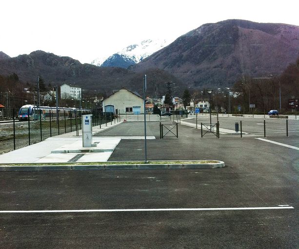 Aire de CampingCars in AxlesThermes promobil