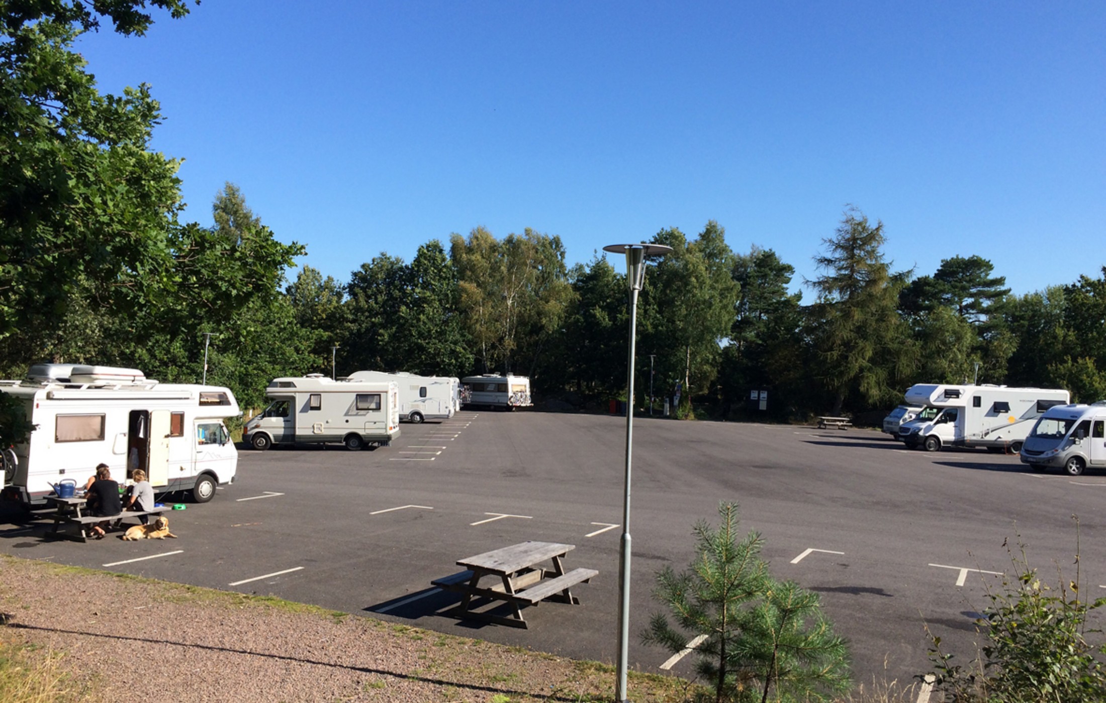 Wohnmobilstellplatz Lisebergs Ställplats Skatås in Göteborg