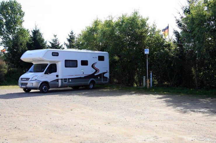 Stellplatz am Ostsee-Camping in Zierow