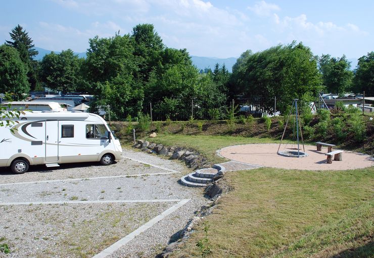 Stellplatz am Via ClaudiaCamping in Lechbruck am See PROMOBIL