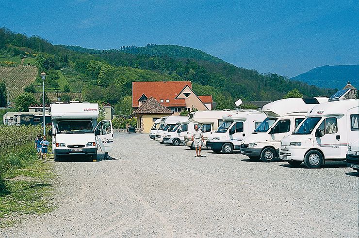 Aire de Camping-Car de l'Ehrlenbad in Kaysersberg