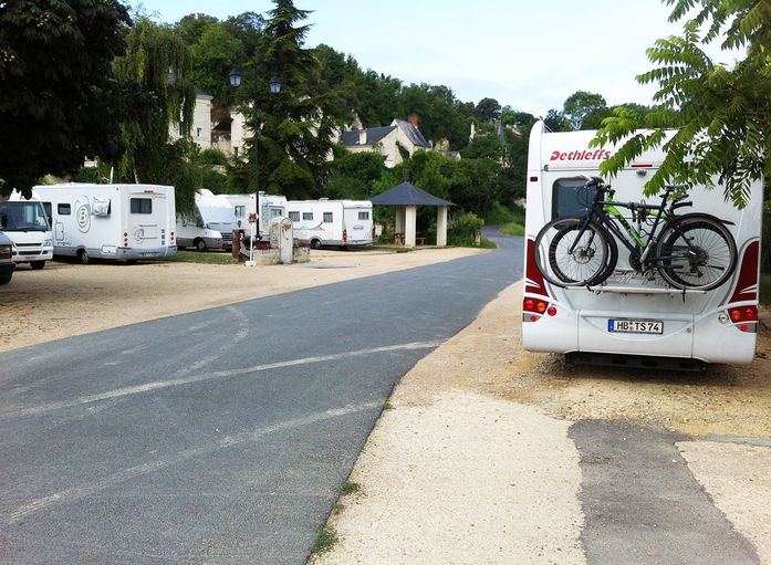 Aire de Camping-car Square Abbé Goisnard in Turquant