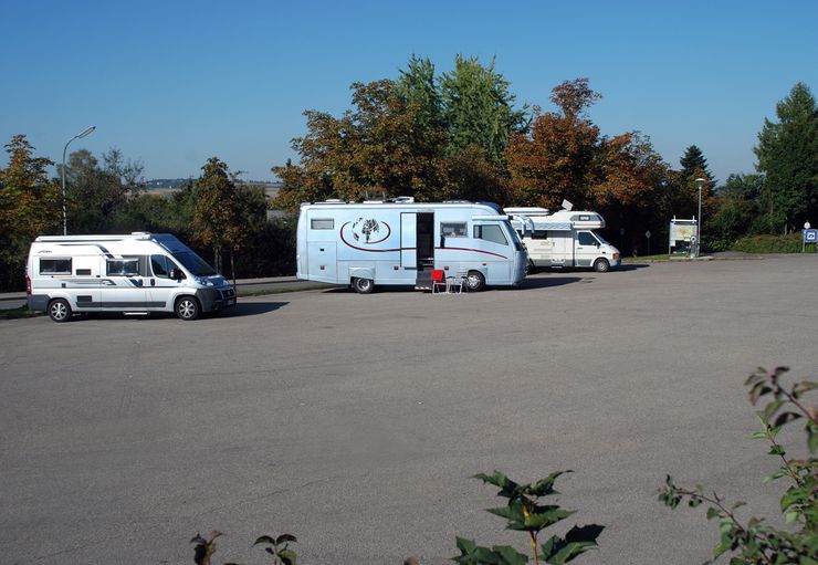 Motorhome parking at the stadium (free) in Ehingen/Donau – promobil