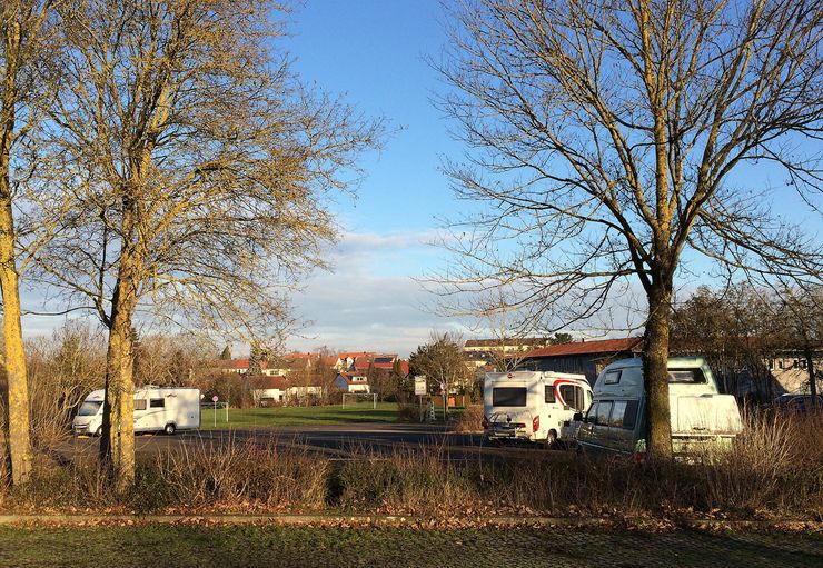 Wohnmobilstellplatz am Parkplatz P 3 in Rothenburg ob der Tauber promobil