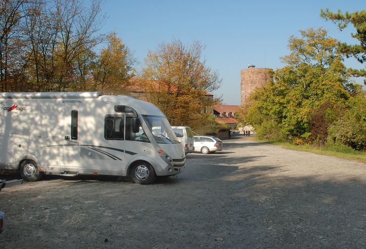 Stellplatz am Schloss Saaleck in Hammelburg