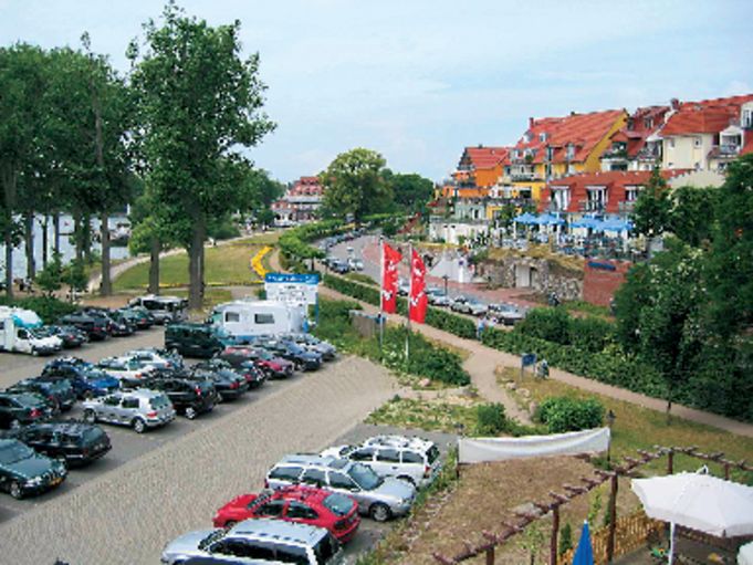 Stellplatz am Hafen in Waren (Müritz)