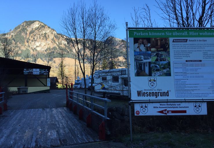 Wohnmobilstellplatz Hotel Wiesengrund Bad Hindelang     PROMOBIL