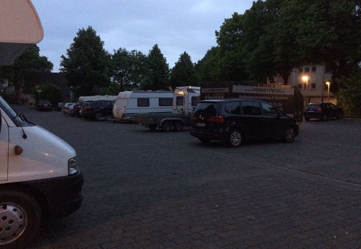 Parking at the Brandteich (free of charge) in Solingen – promobil