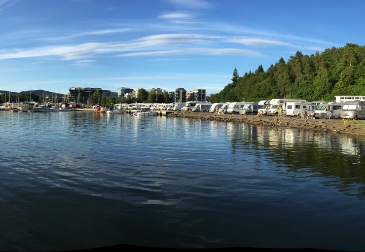 Sjølyst Marina Motorhome port in Oslo – promobil