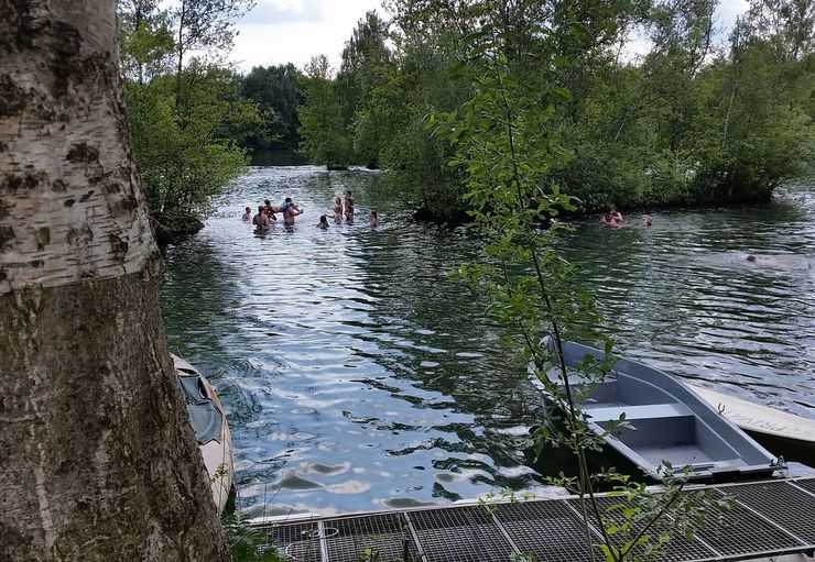 Stellplatz am Camping Blauer See in Lünne CARAVANING