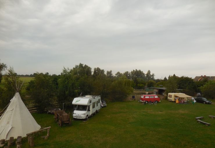 Motorhome site of the Horse Lake Ranch in Saal – promobil