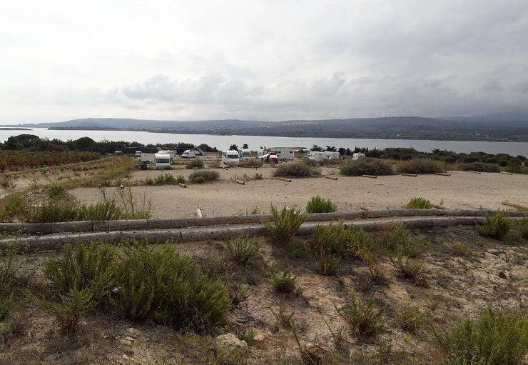 Aire du Goulet in Leucate promobil