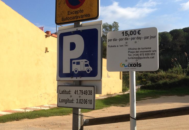 Parking de Autocaravanes in Sant Feliu de Guixols – promobil