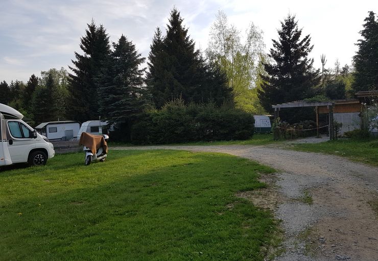 Wohnmobilstellplatz am Camping Haufenmühle in