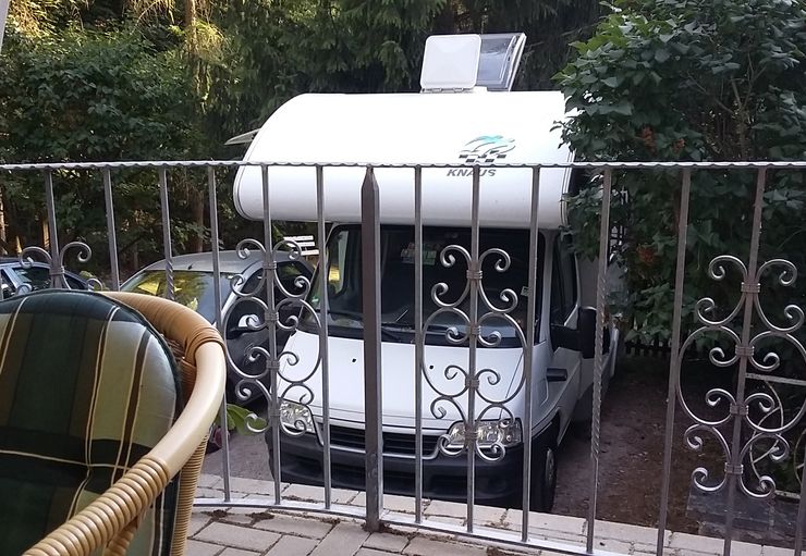 Motorhome parking at the Sennhütte (free of charge) in Bad Frankenhausen/Kyffhäuser – promobil