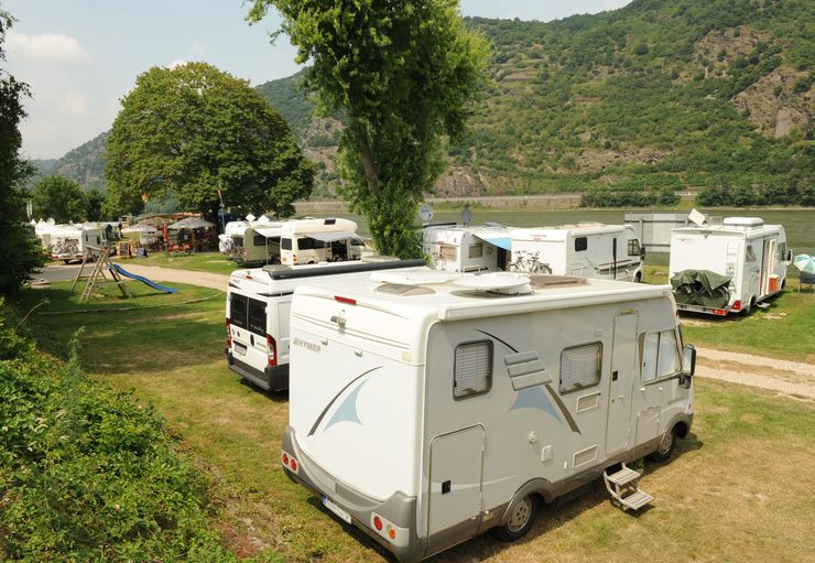 Motorhome site Camping Schönburgblick in Oberwesel – promobil