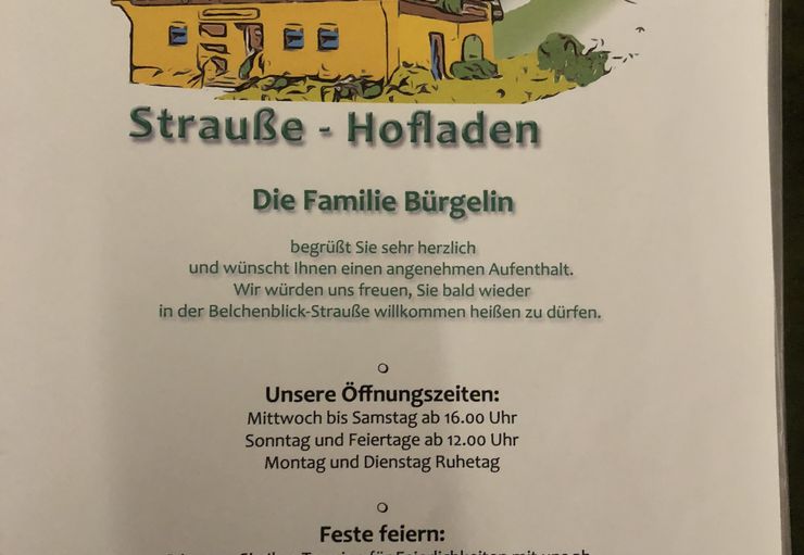 Camper park Belchenblick Strauße (free of charge) in Heitersheim – promobil