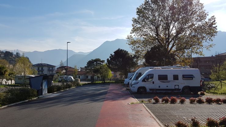 Area Sosta Camper in Como