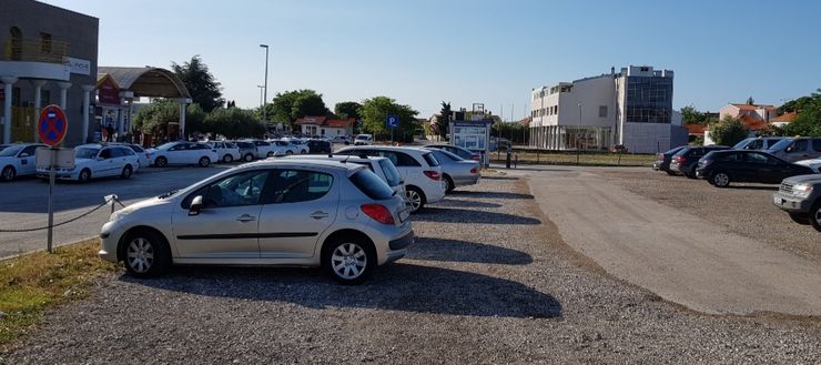 Stellplatz am Fernbusbahnhof in Zadar