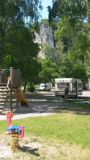 Stellplatz am Klettergarten in Wellheim