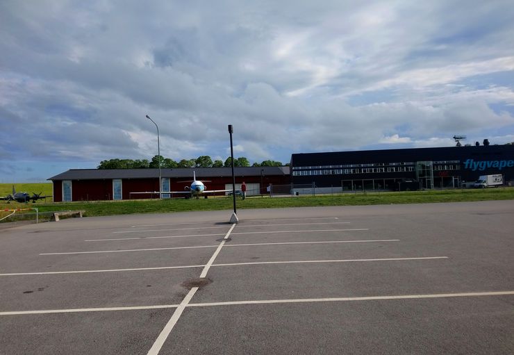 Motorhome parking at the Flygvapenmuseum (free) in Linköping – promobil