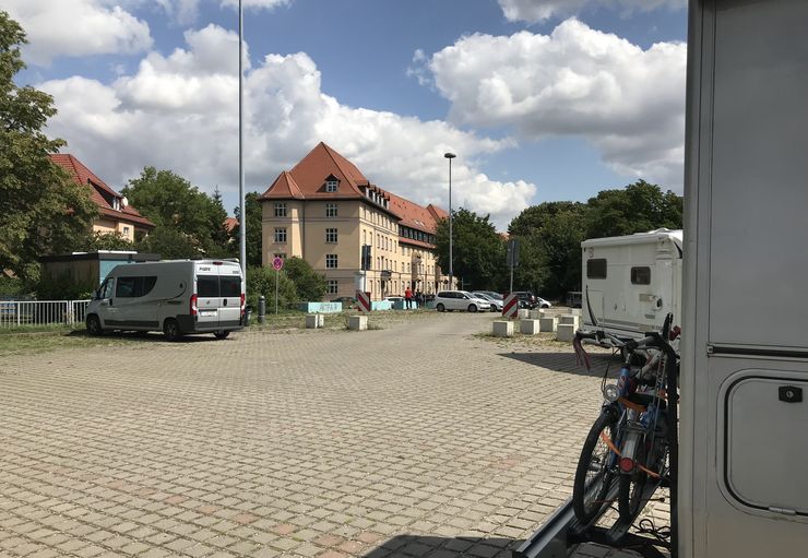 Wohnmobilstellplatz HermannBrillPlatz in Weimar promobil Wohnmobilstellplatz HermannBrillPlatz in Weimar promobil