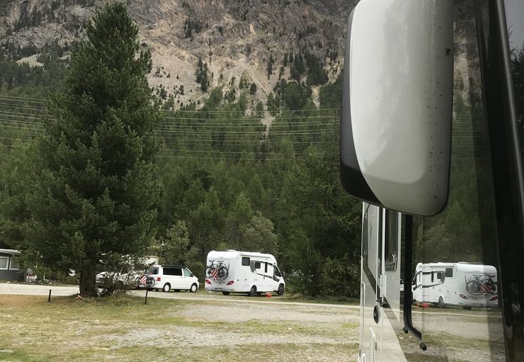 Camping Morteratsch (kostenlos) in Pontresina CARAVANING