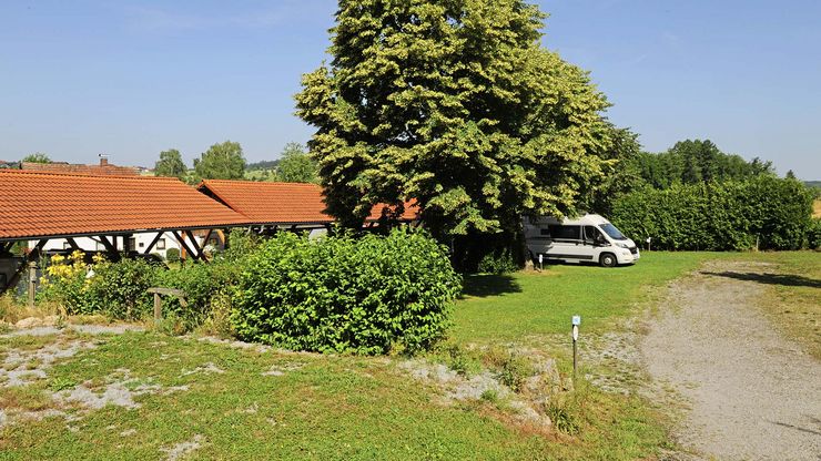 Stellplatz am Camping Theresienhof in Bad Birnbach