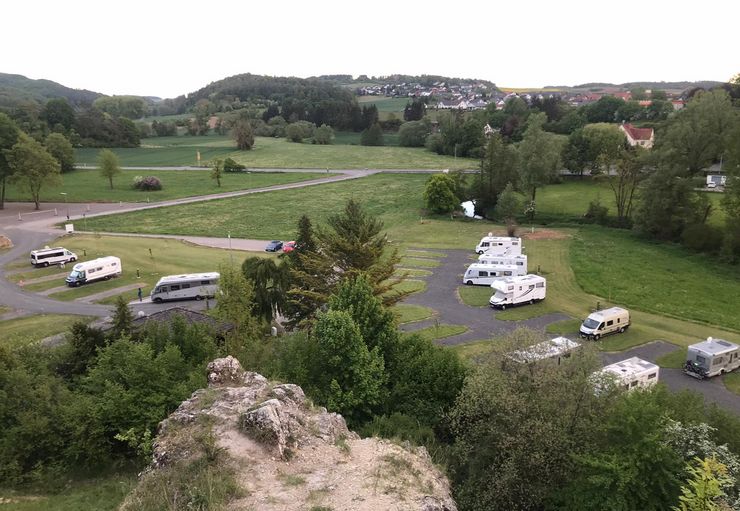Motorhome port under the sharp stone in Volkmarsen – promobil