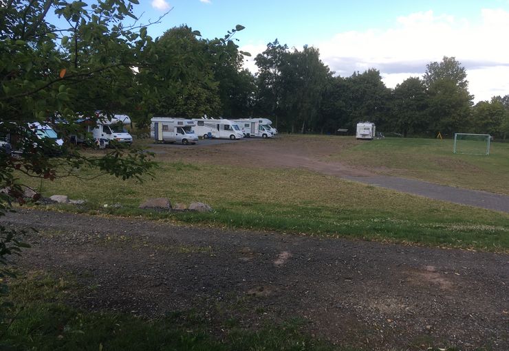 Motorhome parking at the spa park in Grebenhain – promobil