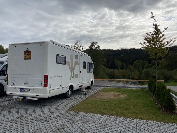 Wohnmobilstellplatz am Camping Resort Bodenmais in Bodenmais