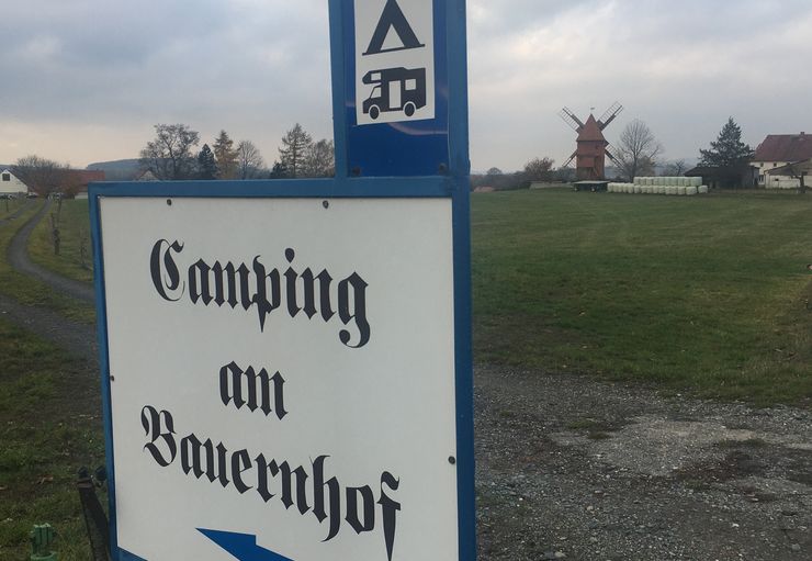 Motorhome parking at the farm Leubner in Herrnhut – promobil