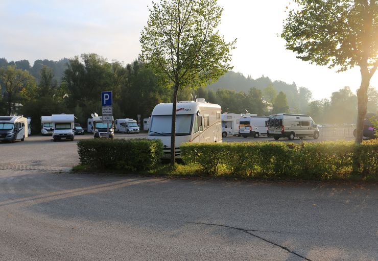 Motorhome parking P 3 Viehmarktplatz in Immenstadt in the Allgäu – promobil
