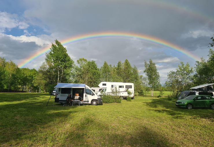 Motorhome site at the Kalkwerksee Ludwigsdorf in Görlitz – promobil