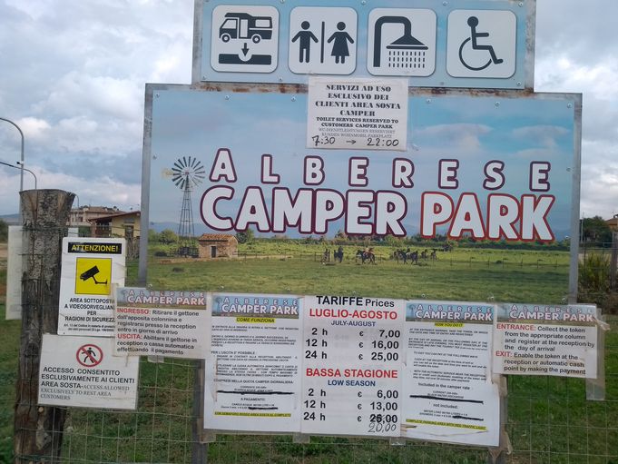 Alberese Camper Park in Alberese