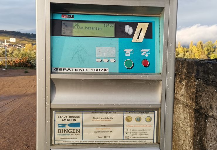 Parkplatz Mainzer Straße in Bingen am Rhein promobil