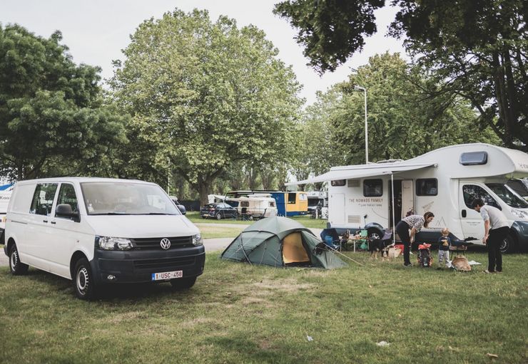 City Camp Antwerpen in Antwerp Linkeroever promobil