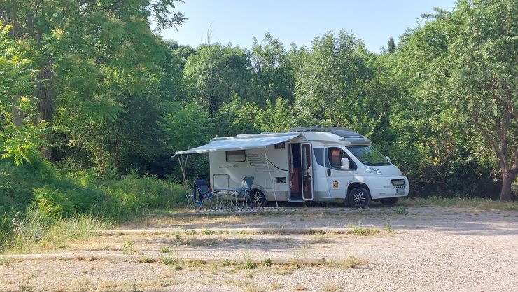 Aire de Camping-Car in Moustiers-Sainte-Marie
