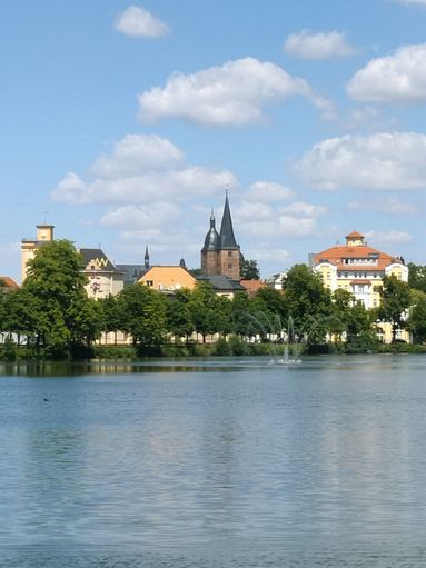 Wohnmobilstellplatz am Großen Teich in Altenburg Caravaning