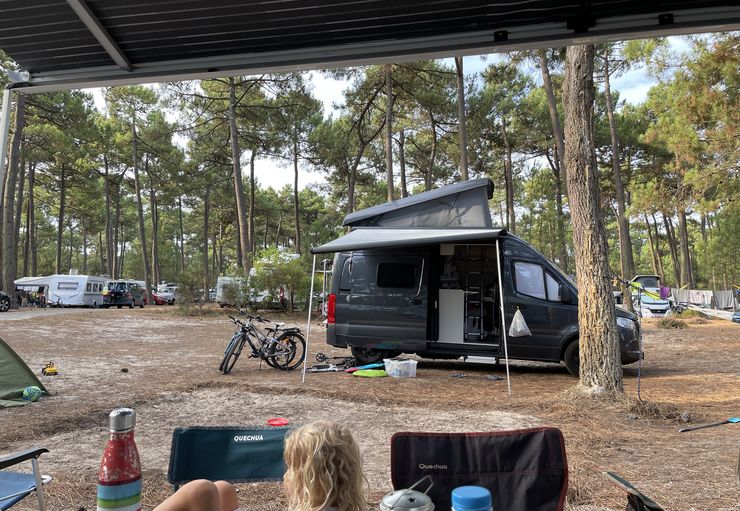 Camping Municipal du Gurp in Grayan-et-l'Hpital  promobil