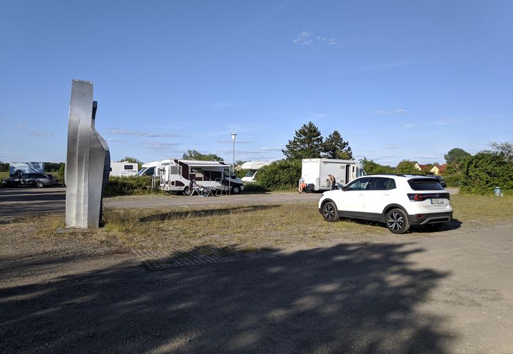 Motorhome parking at the forest parking lot in Neissemünde – promobil - Main photo