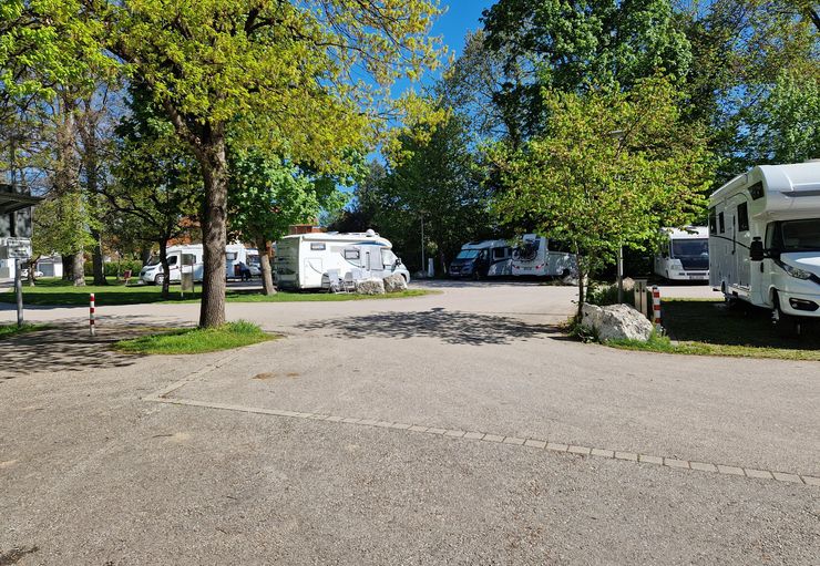 Motorhome parking at the spa in Bad Aibling – promobil