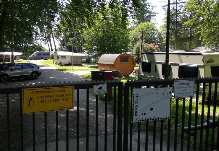 Campingplatz und Strandbad Abtsee in Laufen  promobil