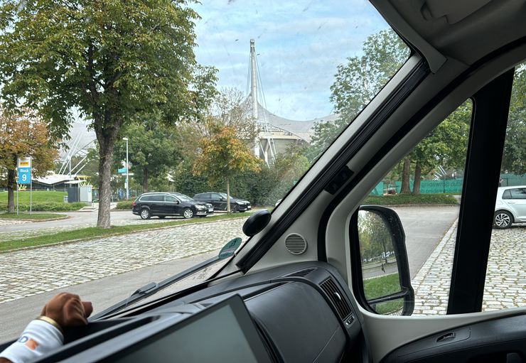 Munich Olympic Park Harp in Munich – promobil